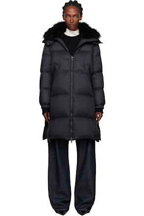 Black Long Down Coat