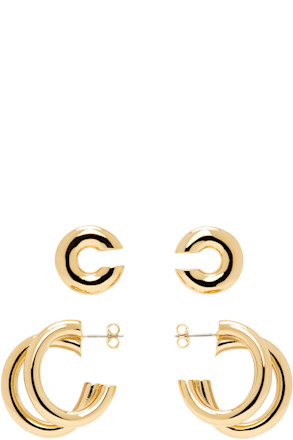 Pin & Cuff Earrings Set