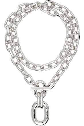 Double XL Link Pendant Necklace
