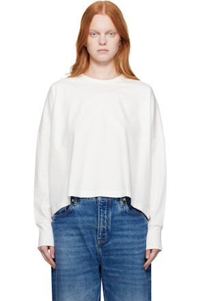 White Loop Long Sleeve T-shirt
