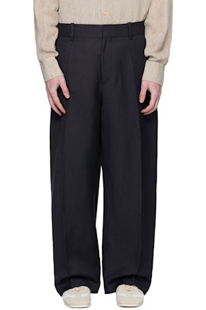 Navy Fume Trousers
