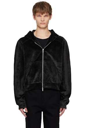 Black Raglan Hoodie