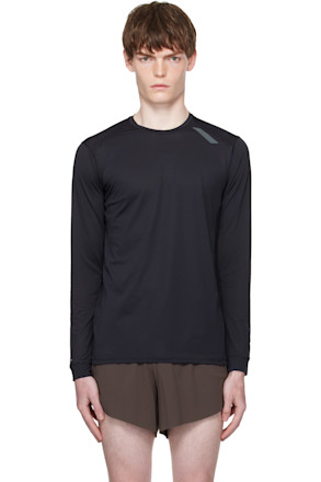 Black Long Sleeve Tech T-shirt