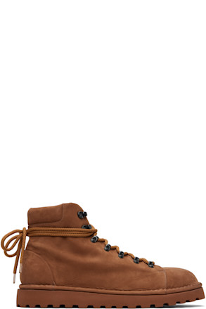 Tan Pallottola Nubuck Boots
