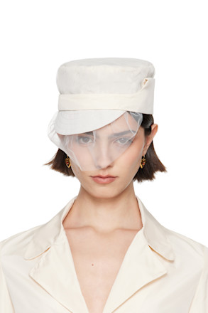 SSENSE Exclusive Bridal Capsule Satin Hat