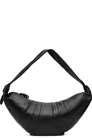 Black Large Croissant Bag
