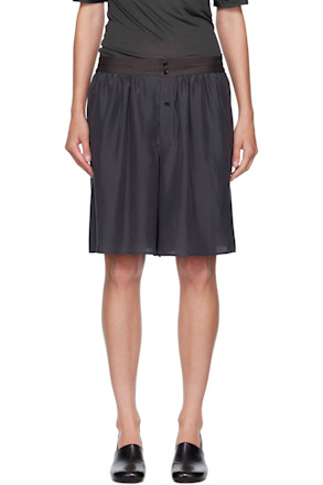 Gray Soft Shorts