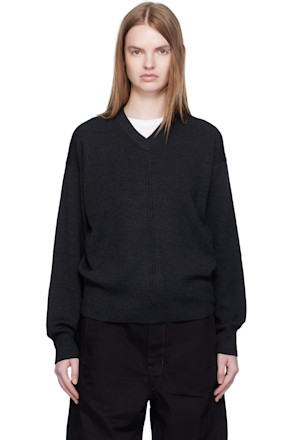 Black V Neck Sweater