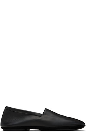 Black 'Indoor' Slipper Loafers