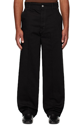 Black Maxi Barrel Workwear Jeans