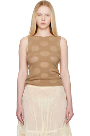 Beige Rory Tank Top