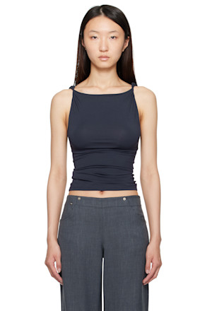Navy Simp Tank Top