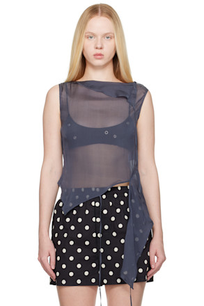 Navy Sato Tank Top