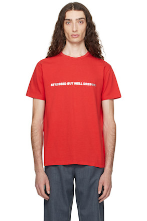 Red 'Stress' T-shirt
