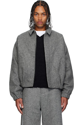 Gray Jiji Wool Jacket