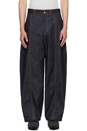 Navy Welt Jeans