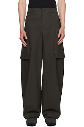Gray Index Cargo Pants