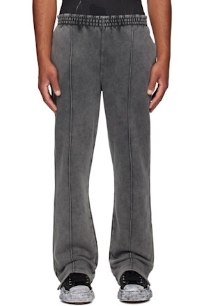 Gray Initial Sweatpants