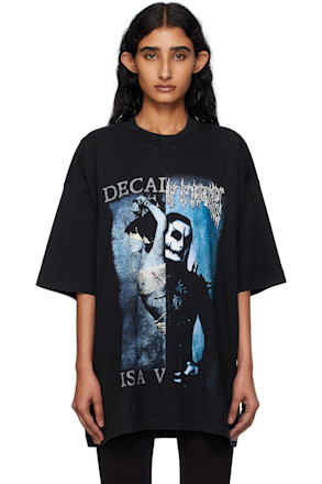 Black Cradle of Filth Cut-Up Oversized T-shirt
