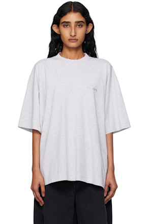 Gray Logo Regular T-shirt