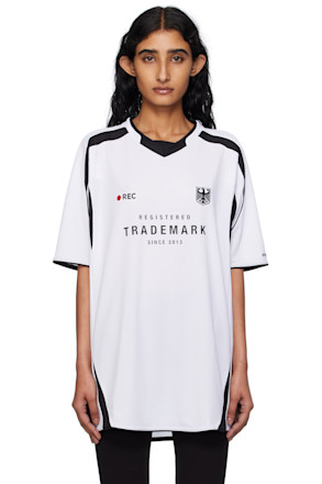 White 'Trademark' Football Jersey