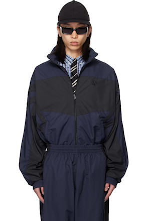 Navy & Black Iconic Tracksuit Jacket