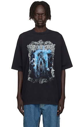 Black Cradle of Filth Butterfly Oversized T-shirt