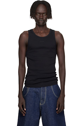 Black Oval Logo Tank Top
