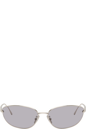 Silver Signature Metal Sunglasses