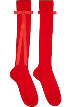 SSENSE Exclusive Red Recital Socks