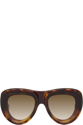 Brown Front Lenses Aviator Sunglasses