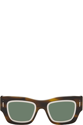 Brown Cinema Double Layer Sunglasses