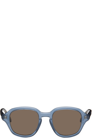Blue Alpha Slim Sunglasses