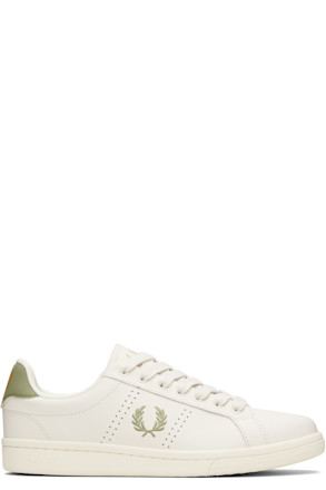 White B721 Leather Sneakers