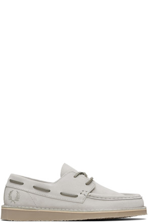 Taupe Meaden Suede Boat Shoes