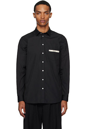 Black Moschino Tape Shirt