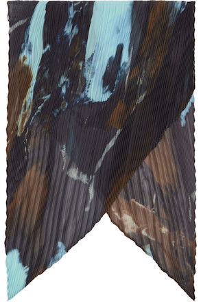 Brown & Blue Agate Scarf