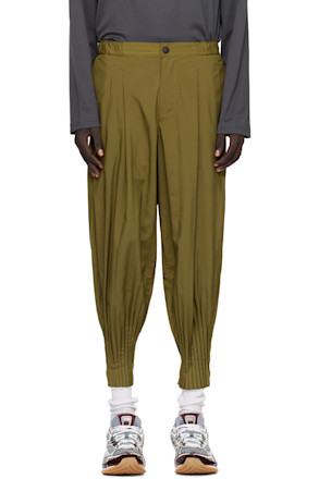 Khaki Cascade Trousers