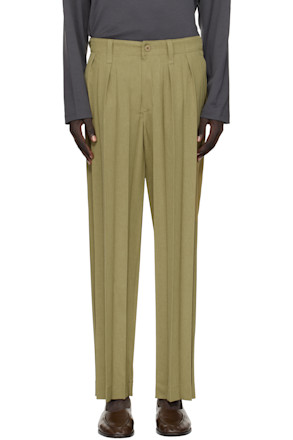 Khaki Edge Ensemble Trousers