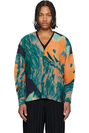 Multicolor Agate Cardigan