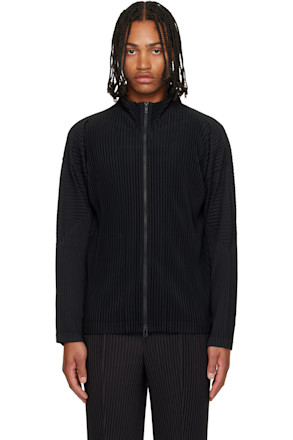 Black Basics Zipup Cardigan July Jacket