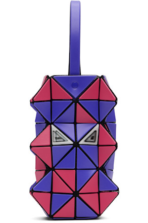 Blue & Red Meow Hand Bag