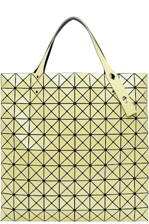 Yellow Prism Metallic Tote