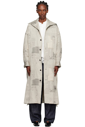 Beige U-Stand D Big Coat