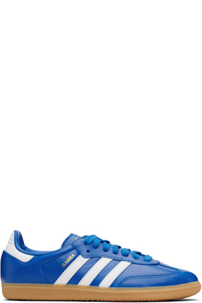 Blue & White Samba OG Sneakers
