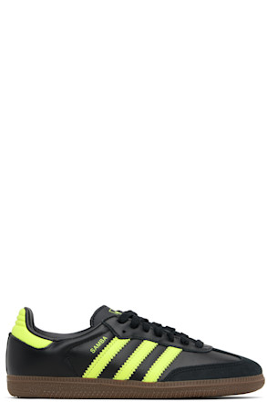 Black & Green Samba OG Sneakers
