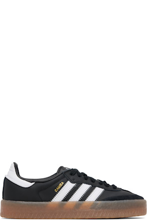 Black & White Sambae Sneakers