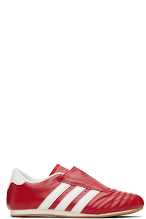 Red & Off-White 'Adidas' Taekwondo Sneakers