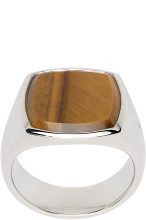 Cushion Tiger Eye Ring