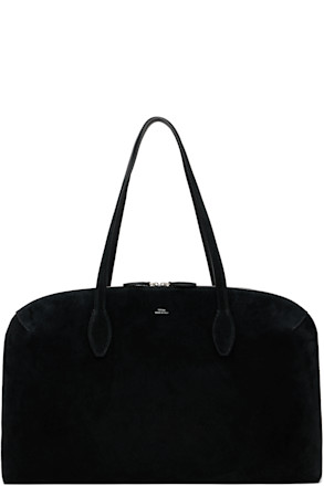 Black Suede Day Tote